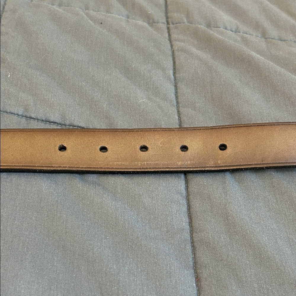 Coach Tan Leather Men's Belt - Picture 6 of 6